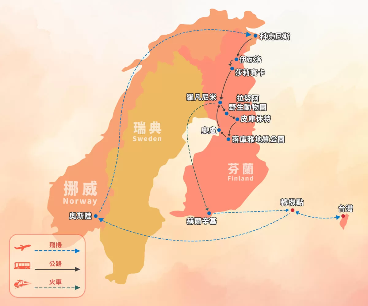 行程路線圖
